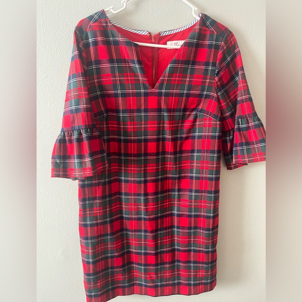 Vineyard Vines Red and Blue Plaid Garment